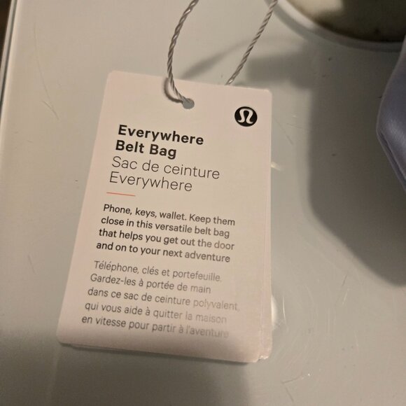 113. Lululemon Belt Bag + Dual Pouch Set – Light Blue w/Gold Wordmark | NWT - Picture 3 of 6